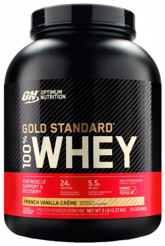 Optimum Nutrition ON - Gold Standard 100% Whey, ОН - Голд Стандарт 100% Вей, 2270 грамм