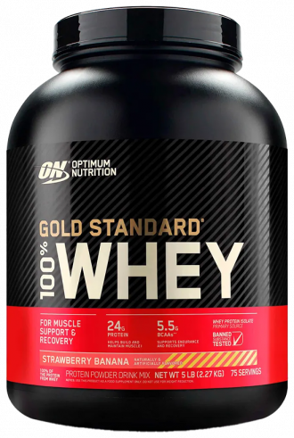 Optimum Nutrition ON - Gold Standard 100% Whey, ОН - Голд Стандарт 100% Вей, 2270 грамм