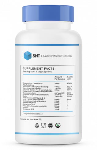 SNT Coenzyme B-complex, Коэнзим Б-комплекс, 120 капсул