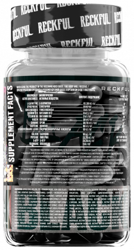 Reckful Shred Black, Слим Комплекс, 60 капсул