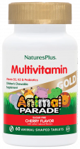 Nature's Plus Animal Parade Gold Multi, Парад Зверят. Детский мультивитаминный комплекс Голд Мульти, 60 таблеток