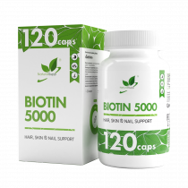 Natural Supp Biotin 5000, 120 капсул