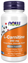 NOW L-Carnitine, L-Карнитин, 60 капсул