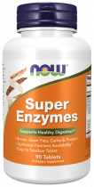 NOW Super Enzymes, Супер Энзимы, 90 таблеток