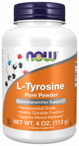 NOW L-Tirosine, L-Тирозин, 113 грамм