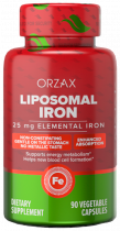 Orzax Liposomal Iron, Липосомальное Железо, 90 капсул