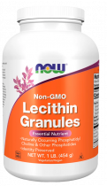 NOW Lecithin Granules, Лецитин в гранулах, 454 грамма