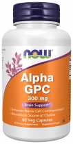 NOW Alpha GPC, Альфа Глицерилфосфорилхолин, 60 капсул