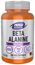 NOW Beta Alanine, Бета Аланин, 120 капсул