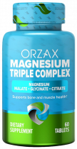 Orzax Magnesium Triple Complex, Магнезиум Трипл Комплекс, 60 таблеток