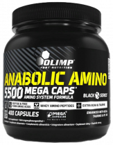 Olimp Sport Nutrition Anabolic Amino 5500 mega caps, Амино 5500 мега капс, 400 капсул