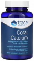 Trace Minerals Коралловый кальций, 60 капсул