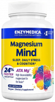 Enzymedica Magnesium Mind, Магнезиум Майнд, 60 капсул