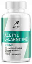 Just Fit Acetyl L-Carnitine, Ацетил-L-Карнитин, 75 капсул