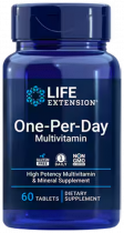 Life Extension One-Per-Day Multivitamin, 60 таблеток